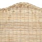 vidaXL Poltrona con Cuscino in Rattan Naturale e Lino