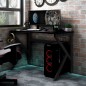 vidaXL Scrivania da Gaming con Gambe a K Nera 110x60x75 cm vidaXL Scrivania da Gaming con Gambe a K Nera 110x60x75 cm