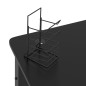 vidaXL Scrivania da Gaming con Gambe a K Nera 110x60x75 cm vidaXL Scrivania da Gaming con Gambe a K Nera 110x60x75 cm