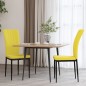 vidaXL Sedie da Pranzo 2 pz Giallo Senape in Velluto vidaXL Sedie da Pranzo 2 pz Giallo Senape in Velluto