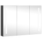 vidaXL Armadietto Bagno con Specchio e LED 89x14x62 cm vidaXL Armadietto Bagno con Specchio e LED 89x14x62 cm