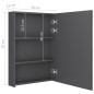 vidaXL Armadietto Bagno con Specchio e LED Grigio 50x13x70 cm vidaXL Armadietto Bagno con Specchio e LED Grigio 50x13x70 cm