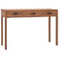 vidaXL Scrivania 110x40x75 cm in Legno Massello di Teak