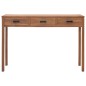 vidaXL Scrivania 110x40x75 cm in Legno Massello di Teak