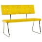 vidaXL Panca 110 cm in Velluto Giallo Senape vidaXL Panca 110 cm in Velluto Giallo Senape