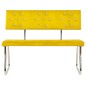 vidaXL Panca 110 cm in Velluto Giallo Senape vidaXL Panca 110 cm in Velluto Giallo Senape