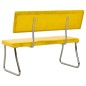 vidaXL Panca 110 cm in Velluto Giallo Senape vidaXL Panca 110 cm in Velluto Giallo Senape