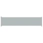 Tenda Laterale Retrattile per Patio 140x600 cm Grigio Tenda Laterale Retrattile per Patio 140x600 cm Grigio