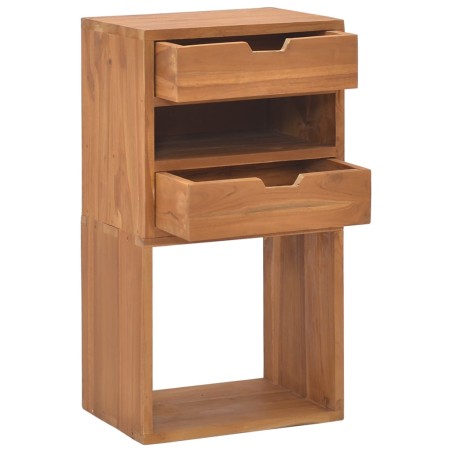 vidaXL Mobiletto 40x30x76 cm in Legno Massello di Teak
