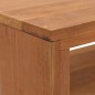vidaXL Mobile Porta TV con Ruote 110x30x40cm in Legno Massello di Teak vidaXL Mobile Porta TV con Ruote 110x30x40cm in Legno Massello di Teak