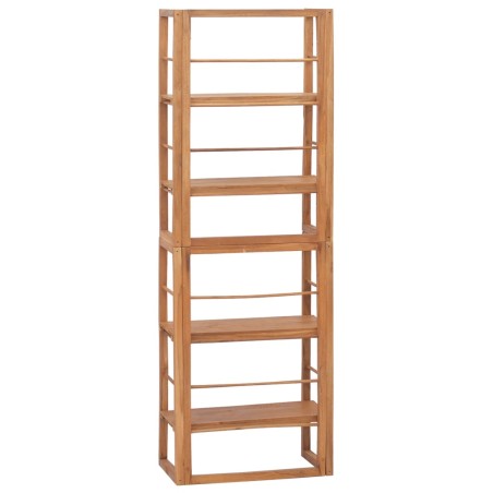vidaXL Scaffale 60x30x180 cm in Legno Massello di Teak