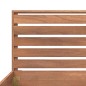 vidaXL Giroletto in Legno Massello di Teak 100x200 cm vidaXL Giroletto in Legno Massello di Teak 100x200 cm