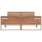 vidaXL Giroletto in Legno Massello di Teak 140x200 cm vidaXL Giroletto in Legno Massello di Teak 140x200 cm