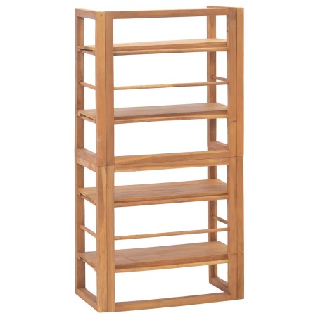 vidaXL Scaffale 60x30x120 cm in Legno Massello di Teak