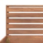 vidaXL Giroletto in Legno Massello di Teak 160x200 cm vidaXL Giroletto in Legno Massello di Teak 160x200 cm