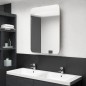 vidaXL Armadietto Bagno con Specchio e LED Rovere 60x11x80 cm vidaXL Armadietto Bagno con Specchio e LED Rovere 60x11x80 cm