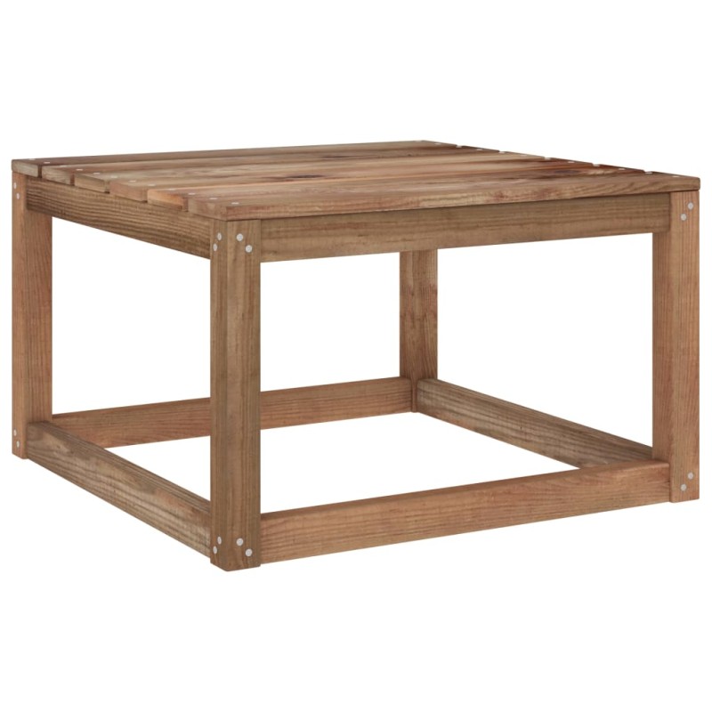 Tavolo da Giardino Pallet Marrone 60x60x36,5cm Pino Impregnato Tavolo da Giardino Pallet Marrone 60x60x36,5cm Pino Impregnato
