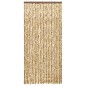 Zanzariera Beige e Marrone 100x220 cm Ciniglia