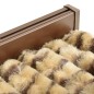 Zanzariera Beige e Marrone 100x220 cm Ciniglia