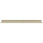 vidaXL Mensole da Parete 4 pz Bianche e Rovere Sonoma 80x9x3 cm vidaXL Mensole da Parete 4 pz Bianche e Rovere Sonoma 80x9x3 cm