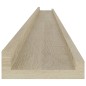 vidaXL Mensole da Parete 2 pz Rovere Sonoma 115x9x3 cm vidaXL Mensole da Parete 2 pz Rovere Sonoma 115x9x3 cm