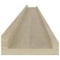 vidaXL Mensole da Parete 4 pz Rovere Sonoma 115x9x3 cm vidaXL Mensole da Parete 4 pz Rovere Sonoma 115x9x3 cm