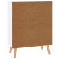 vidaXL Credenza Bianca e Rovere Sonoma 60x30x72 cm in Truciolato vidaXL Credenza Bianca e Rovere Sonoma 60x30x72 cm in Truciolato