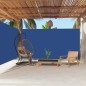 Tenda da Sole Laterale Retrattile Blu 200x600 cm Tenda da Sole Laterale Retrattile Blu 200x600 cm