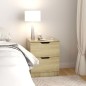 vidaXL Comodino Rovere Sonoma 40x40x50 cm in Truciolato vidaXL Comodino Rovere Sonoma 40x40x50 cm in Truciolato
