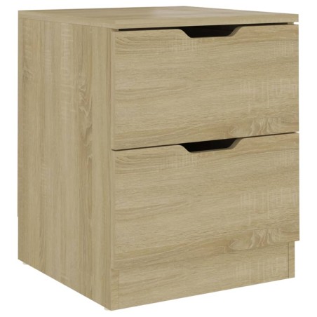 vidaXL Comodino Rovere Sonoma 40x40x50 cm in Truciolato