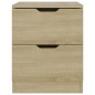 vidaXL Comodino Rovere Sonoma 40x40x50 cm in Truciolato vidaXL Comodino Rovere Sonoma 40x40x50 cm in Truciolato