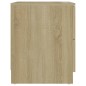 vidaXL Comodino Rovere Sonoma 40x40x50 cm in Truciolato vidaXL Comodino Rovere Sonoma 40x40x50 cm in Truciolato