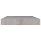 vidaXL Scaffali a Parete 4 pz Grigio Cemento 40x23x3,8 cm in MDF vidaXL Scaffali a Parete 4 pz Grigio Cemento 40x23x3,8 cm in MDF