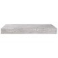 vidaXL Scaffali a Parete 4 pz Grigio Cemento 40x23x3,8 cm in MDF vidaXL Scaffali a Parete 4 pz Grigio Cemento 40x23x3,8 cm in MDF