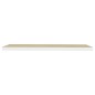 vidaXL Scaffale a Parete Rovere e Bianco 120x23,5x3,8 cm in MDF vidaXL Scaffale a Parete Rovere e Bianco 120x23,5x3,8 cm in MDF