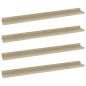 vidaXL Mensole da Parete 4 pz Rovere Sonoma 80x9x3 cm vidaXL Mensole da Parete 4 pz Rovere Sonoma 80x9x3 cm