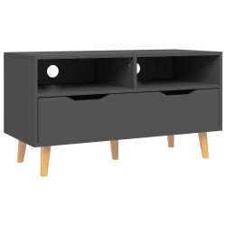 vidaXL Mobile TV Grigio 90x40x48,5 cm in Truciolato