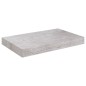vidaXL Scaffale a Parete Grigio Cemento 23x23,5x3,8 cm in MDF vidaXL Scaffale a Parete Grigio Cemento 23x23,5x3,8 cm in MDF