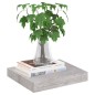 vidaXL Scaffale a Parete Grigio Cemento 23x23,5x3,8 cm in MDF vidaXL Scaffale a Parete Grigio Cemento 23x23,5x3,8 cm in MDF
