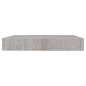 vidaXL Scaffale a Parete Grigio Cemento 23x23,5x3,8 cm in MDF vidaXL Scaffale a Parete Grigio Cemento 23x23,5x3,8 cm in MDF
