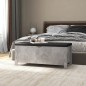 vidaXL Cassapanca con Cuscino Grigio Cemento 105x40x45cm in Truciolato