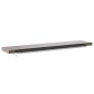 vidaXL Scaffale a Parete Grigio Cemento 120x23,5x3,8 cm in MDF vidaXL Scaffale a Parete Grigio Cemento 120x23,5x3,8 cm in MDF