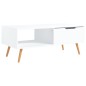 vidaXL Tavolino da Caffè Bianco 100x49,5x43 cm in Truciolato vidaXL Tavolino da Caffè Bianco 100x49,5x43 cm in Truciolato