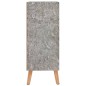 vidaXL Credenza Grigio Cemento 60x30x72 cm in Truciolato vidaXL Credenza Grigio Cemento 60x30x72 cm in Truciolato