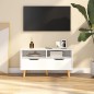 vidaXL Mobile TV Bianco Lucido 90x40x48,5 cm in Truciolato vidaXL Mobile TV Bianco Lucido 90x40x48,5 cm in Truciolato