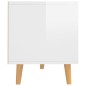 vidaXL Mobile TV Bianco Lucido 90x40x48,5 cm in Truciolato vidaXL Mobile TV Bianco Lucido 90x40x48,5 cm in Truciolato