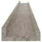 vidaXL Mensole da Parete 4 pz Grigio Cemento 100x9x3 cm vidaXL Mensole da Parete 4 pz Grigio Cemento 100x9x3 cm