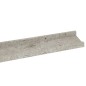 vidaXL Mensole da Parete 4 pz Grigio Cemento 100x9x3 cm vidaXL Mensole da Parete 4 pz Grigio Cemento 100x9x3 cm