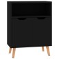 vidaXL Credenza Nera 60x30x72 cm in Truciolato vidaXL Credenza Nera 60x30x72 cm in Truciolato
