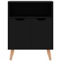 vidaXL Credenza Nera 60x30x72 cm in Truciolato vidaXL Credenza Nera 60x30x72 cm in Truciolato